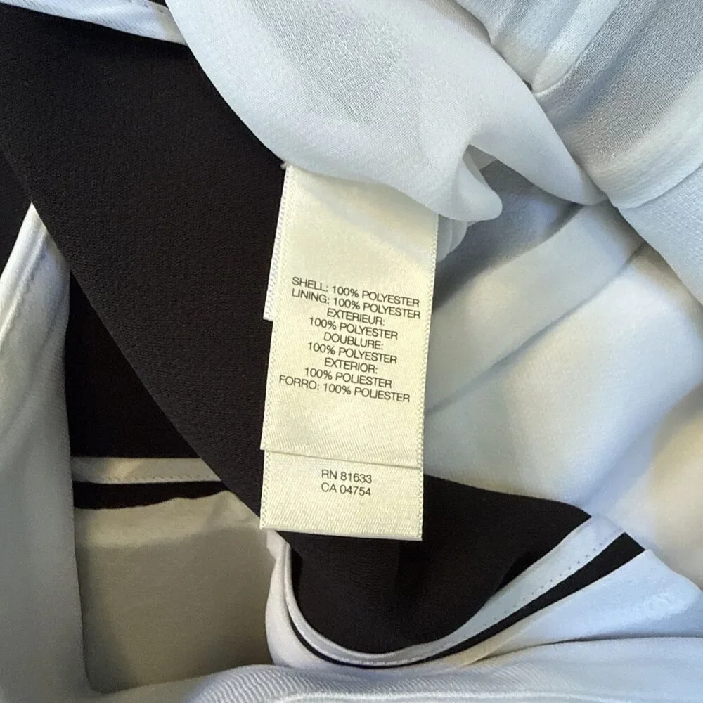 TUXEDO JACKET Kenneth Cole Women’s Black And White Size Medium Classic Blazer